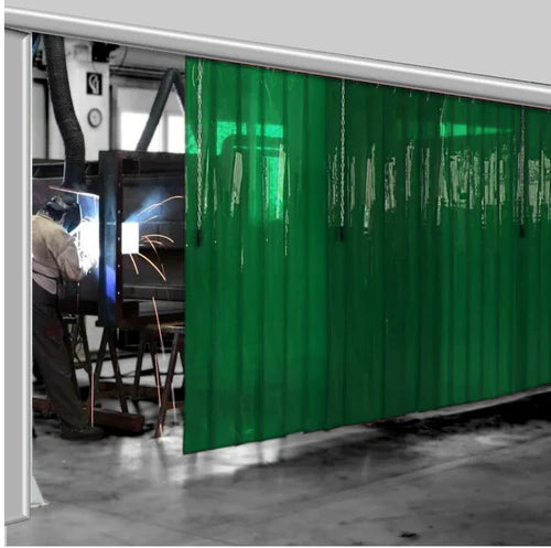 Bespoke EN1958 Welding PVC Curtains – Custom-Fit, Durable, Flame-Resistant Strip Curtains for Welding Areas, Workshops, and Safety Zones